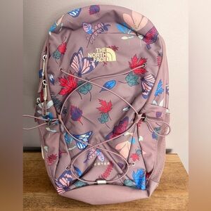The North Face Mauve Floral & Butterfly Backpack